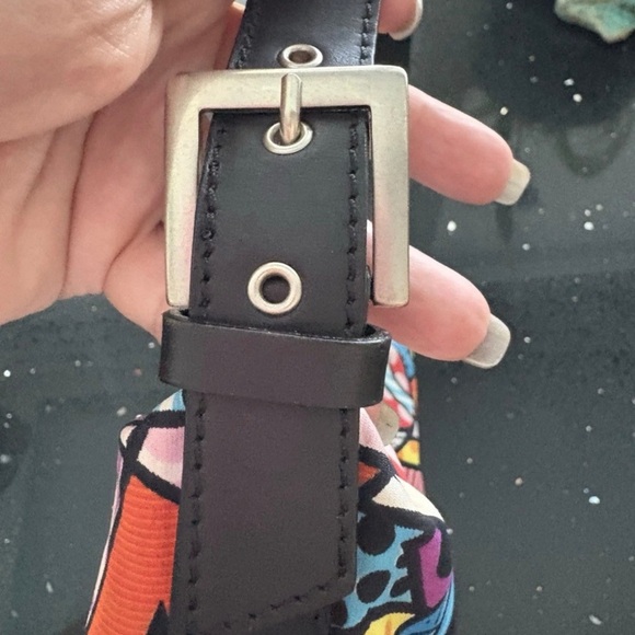 VINTAGE Donald J Pliner Couture x Romero Britto "Stained Glass" Bag-Italy Elite✨ - Picture 5 of 10